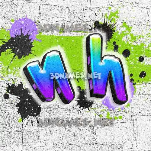 n h in Graffiti Grunge style - 3D name wallpaper n h in Graffiti Grunge style - 3D name wallpaper