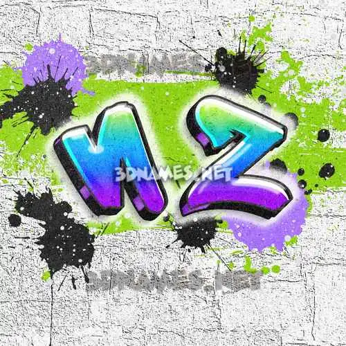 n z in Graffiti Grunge style - 3D name wallpaper n z in Graffiti Grunge style - 3D name wallpaper