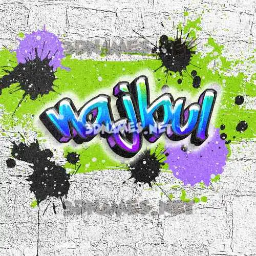 najbul in Graffiti Grunge style - 3D name wallpaper najbul in Graffiti Grunge style - 3D name wallpaper