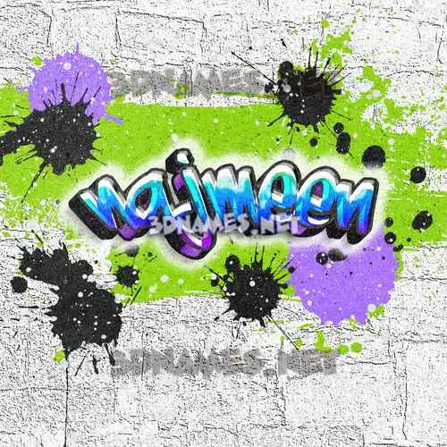 najmeen in Graffiti Grunge style - 3D name wallpaper najmeen in Graffiti Grunge style - 3D name wallpaper