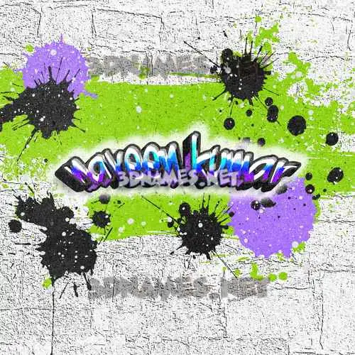 naveen kumar in Graffiti Grunge style - 3D name wallpaper