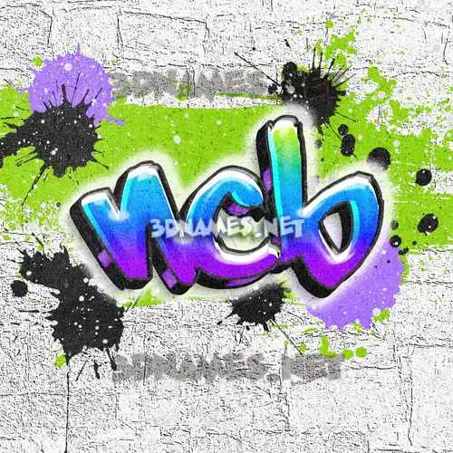 ncb in Graffiti Grunge style - 3D name wallpaper ncb in Graffiti Grunge style - 3D name wallpaper