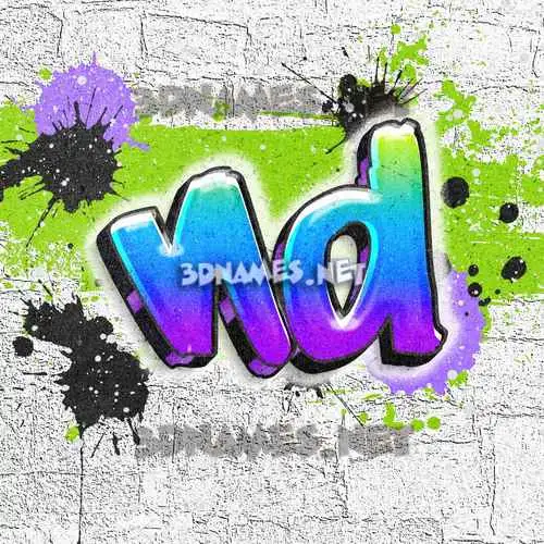 nd in Graffiti Grunge style - 3D name wallpaper nd in Graffiti Grunge style - 3D name wallpaper