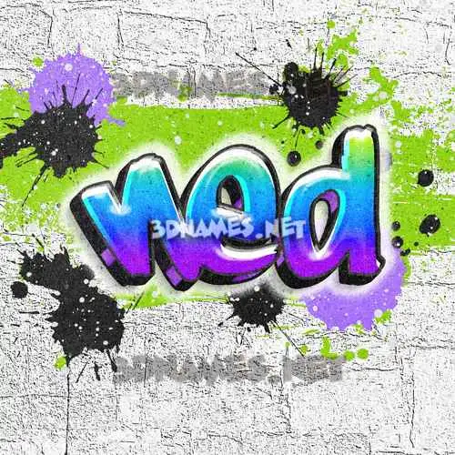 ned in Graffiti Grunge style - 3D name wallpaper ned in Graffiti Grunge style - 3D name wallpaper