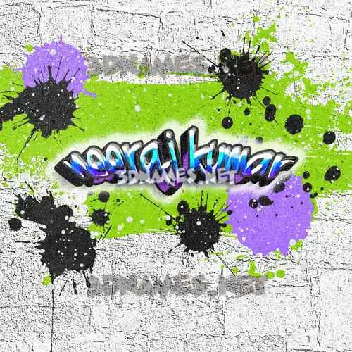 neeraj kumar in Graffiti Grunge style - 3D name wallpaper
