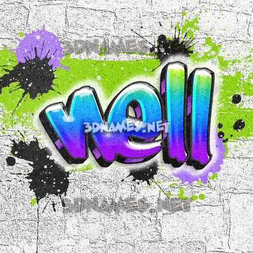 nell in Graffiti Grunge style - 3D name wallpaper nell in Graffiti Grunge style - 3D name wallpaper