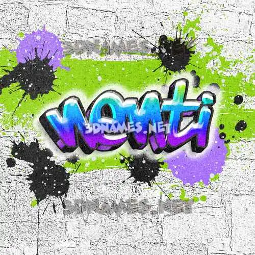 nenti in Graffiti Grunge style - 3D name wallpaper nenti in Graffiti Grunge style - 3D name wallpaper