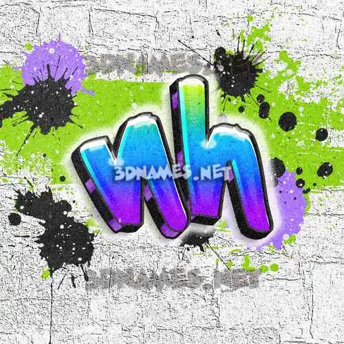 nh in Graffiti Grunge style - 3D name wallpaper nh in Graffiti Grunge style - 3D name wallpaper