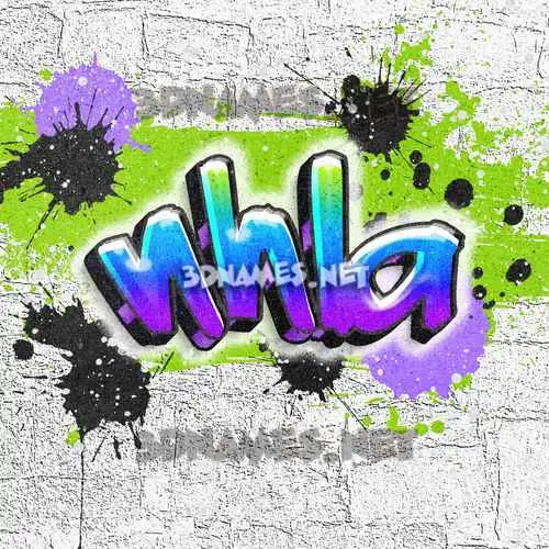 nhla in Graffiti Grunge style - 3D name wallpaper nhla in Graffiti Grunge style - 3D name wallpaper