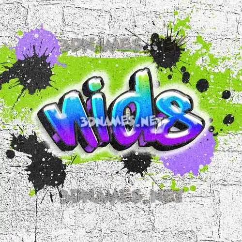 nids in Graffiti Grunge style - 3D name wallpaper nids in Graffiti Grunge style - 3D name wallpaper
