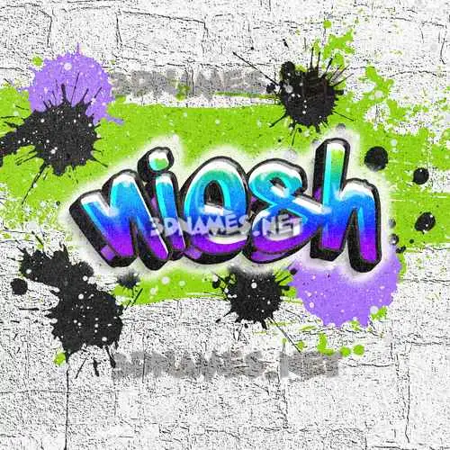 niesh in Graffiti Grunge style - 3D name wallpaper niesh in Graffiti Grunge style - 3D name wallpaper