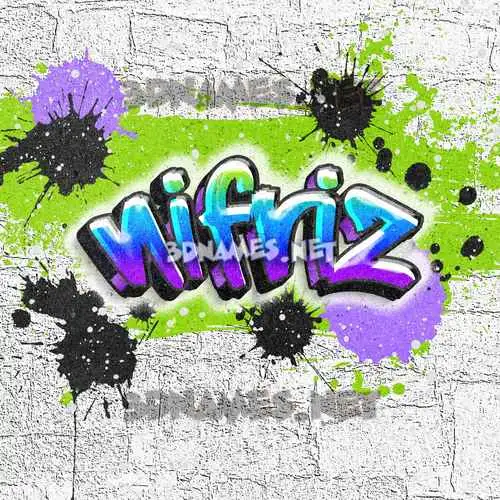 nifriz in Graffiti Grunge style - 3D name wallpaper nifriz in Graffiti Grunge style - 3D name wallpaper