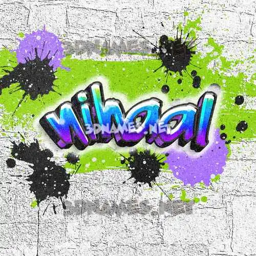 nihaal in Graffiti Grunge style - 3D name wallpaper nihaal in Graffiti Grunge style - 3D name wallpaper