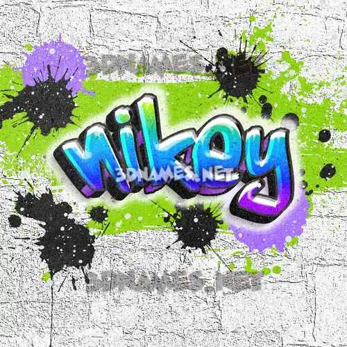 nikey in Graffiti Grunge style - 3D name wallpaper nikey in Graffiti Grunge style - 3D name wallpaper