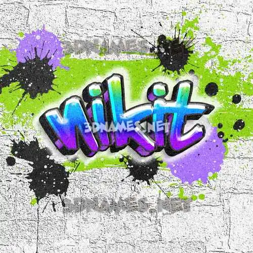 nikit in Graffiti Grunge style - 3D name wallpaper nikit in Graffiti Grunge style - 3D name wallpaper