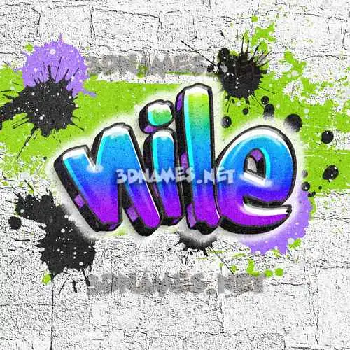 nile in Graffiti Grunge style - 3D name wallpaper nile in Graffiti Grunge style - 3D name wallpaper