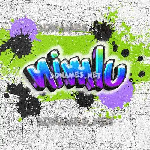 nimlu in Graffiti Grunge style - 3D name wallpaper nimlu in Graffiti Grunge style - 3D name wallpaper
