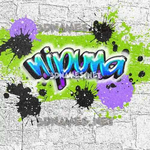 nipuna in Graffiti Grunge style - 3D name wallpaper