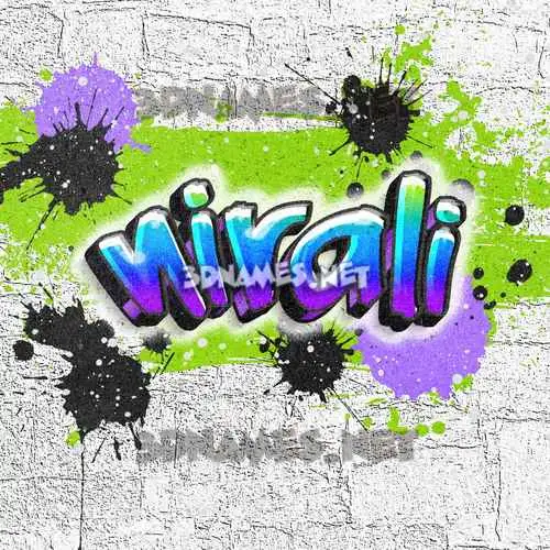 nirali in Graffiti Grunge style - 3D name wallpaper nirali in Graffiti Grunge style - 3D name wallpaper