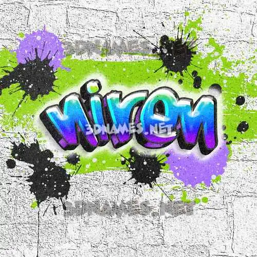 niren in Graffiti Grunge style - 3D name wallpaper niren in Graffiti Grunge style - 3D name wallpaper