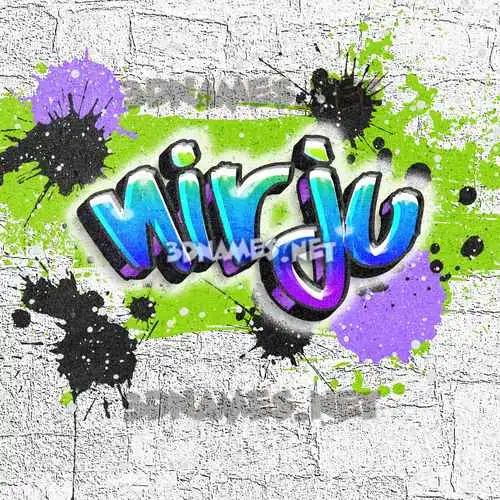 nirju in Graffiti Grunge style - 3D name wallpaper nirju in Graffiti Grunge style - 3D name wallpaper