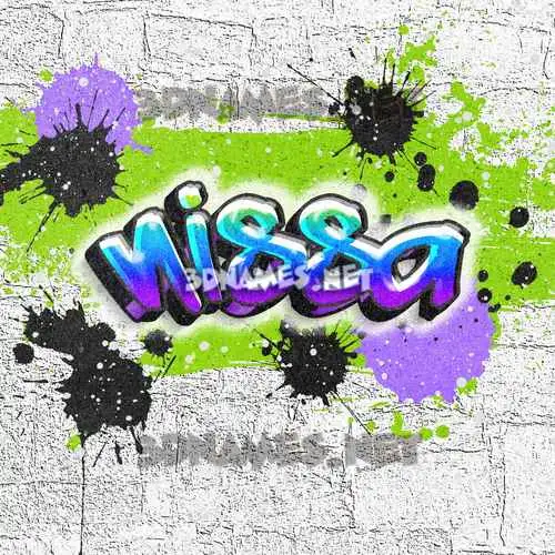 nissa in Graffiti Grunge style - 3D name wallpaper nissa in Graffiti Grunge style - 3D name wallpaper