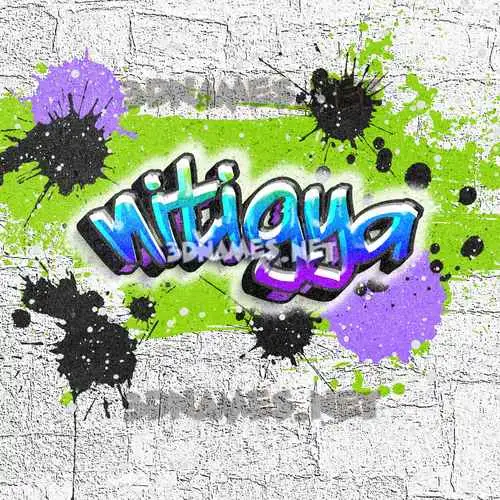 nitigya in Graffiti Grunge style - 3D name wallpaper nitigya in Graffiti Grunge style - 3D name wallpaper