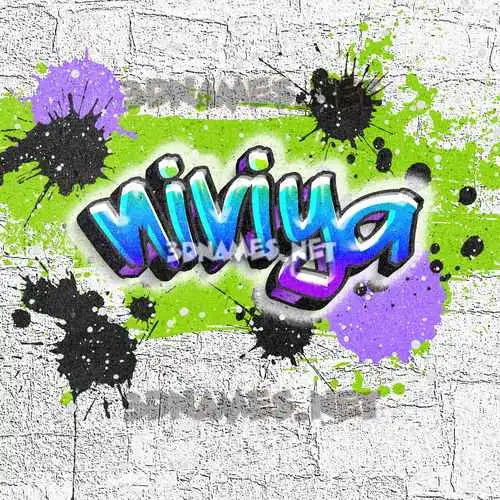 niviya in Graffiti Grunge style - 3D name wallpaper niviya in Graffiti Grunge style - 3D name wallpaper