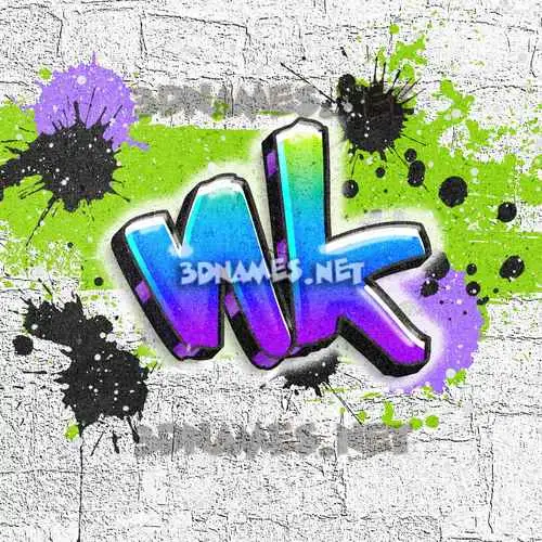 nk in Graffiti Grunge style - 3D name wallpaper nk in Graffiti Grunge style - 3D name wallpaper