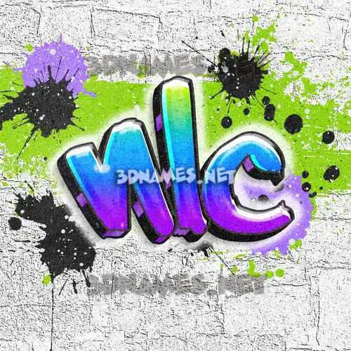nlc in Graffiti Grunge style - 3D name wallpaper nlc in Graffiti Grunge style - 3D name wallpaper
