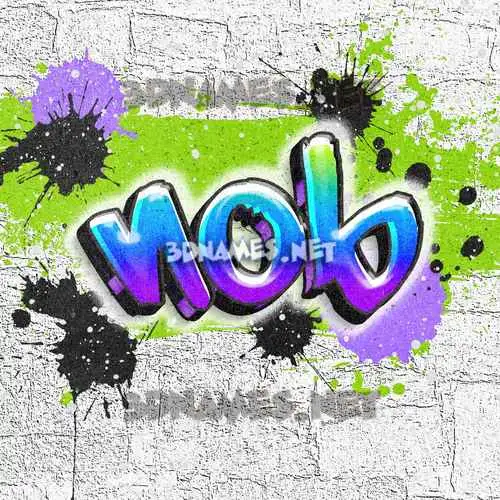 nob in Graffiti Grunge style - 3D name wallpaper nob in Graffiti Grunge style - 3D name wallpaper