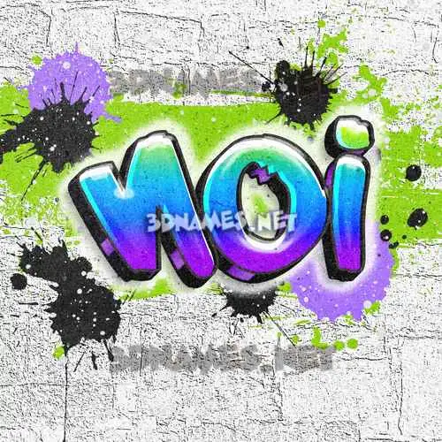 noi in Graffiti Grunge style - 3D name wallpaper noi in Graffiti Grunge style - 3D name wallpaper