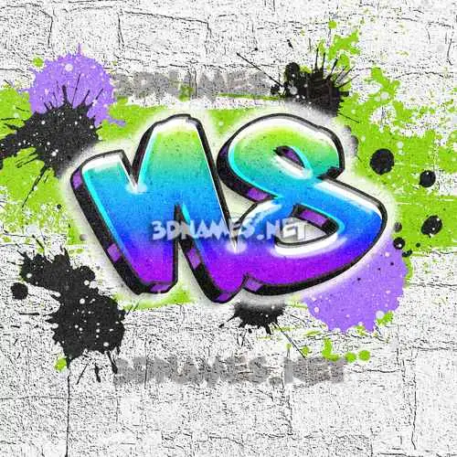 ns in Graffiti Grunge style - 3D name wallpaper ns in Graffiti Grunge style - 3D name wallpaper