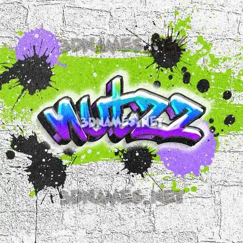 nutzz in Graffiti Grunge style - 3D name wallpaper nutzz in Graffiti Grunge style - 3D name wallpaper