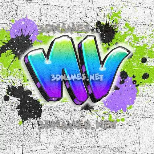 nv in Graffiti Grunge style - 3D name wallpaper nv in Graffiti Grunge style - 3D name wallpaper