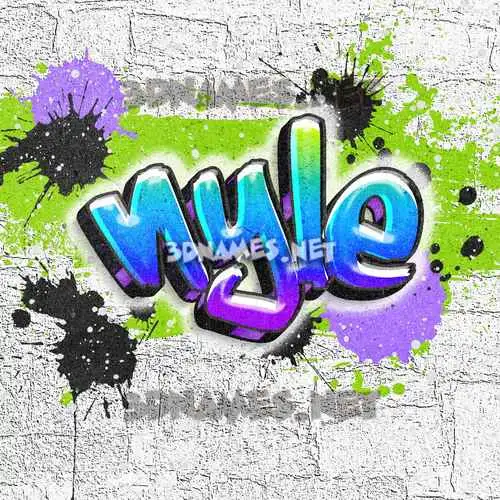 nyle in Graffiti Grunge style - 3D name wallpaper nyle in Graffiti Grunge style - 3D name wallpaper