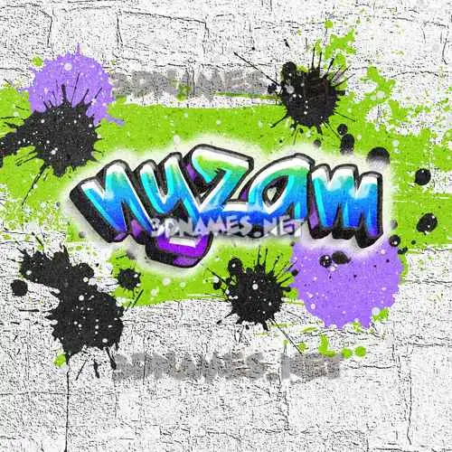 nyzam in Graffiti Grunge style - 3D name wallpaper nyzam in Graffiti Grunge style - 3D name wallpaper