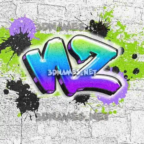 nz in Graffiti Grunge style - 3D name wallpaper nz in Graffiti Grunge style - 3D name wallpaper
