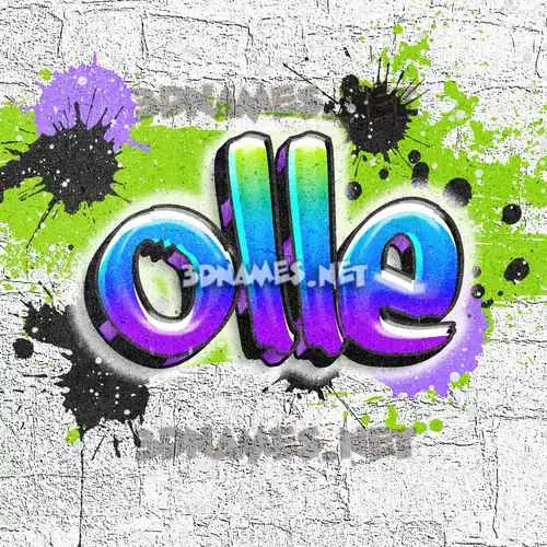 olle in Graffiti Grunge style - 3D name wallpaper olle in Graffiti Grunge style - 3D name wallpaper