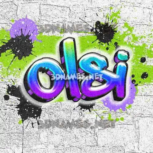 olsi in Graffiti Grunge style - 3D name wallpaper olsi in Graffiti Grunge style - 3D name wallpaper