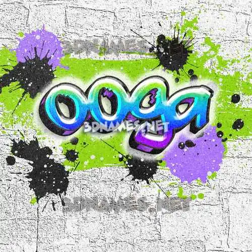 ooga in Graffiti Grunge style - 3D name wallpaper ooga in Graffiti Grunge style - 3D name wallpaper
