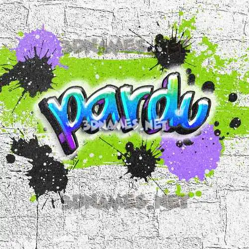 pardu in Graffiti Grunge style - 3D name wallpaper pardu in Graffiti Grunge style - 3D name wallpaper
