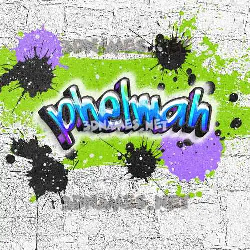 phelmah in Graffiti Grunge style - 3D name wallpaper phelmah in Graffiti Grunge style - 3D name wallpaper