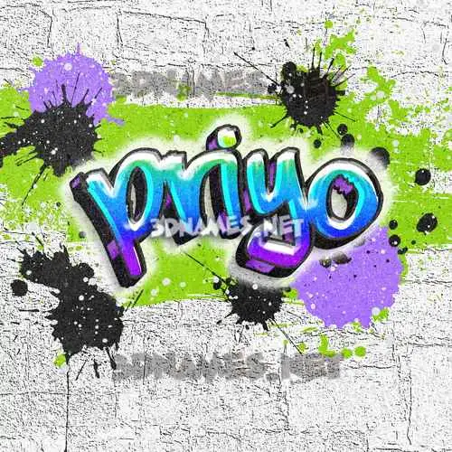 priyo in Graffiti Grunge style - 3D name wallpaper priyo in Graffiti Grunge style - 3D name wallpaper