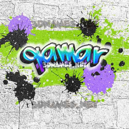 26 3D Names for "qamar"