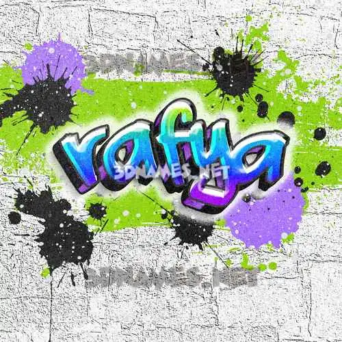 rafya in Graffiti Grunge style - 3D name wallpaper rafya in Graffiti Grunge style - 3D name wallpaper