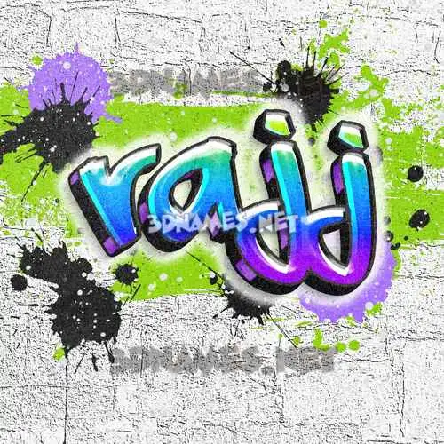 rajj in Graffiti Grunge style - 3D name wallpaper rajj in Graffiti Grunge style - 3D name wallpaper