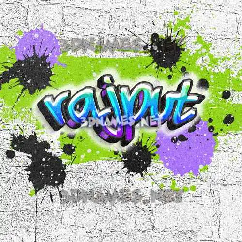 rajput in Graffiti Grunge style - 3D name wallpaper rajput in Graffiti Grunge style - 3D name wallpaper