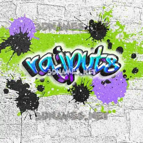 rajputs in Graffiti Grunge style - 3D name wallpaper rajputs in Graffiti Grunge style - 3D name wallpaper