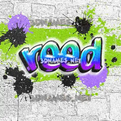 reed in Graffiti Grunge style - 3D name wallpaper reed in Graffiti Grunge style - 3D name wallpaper